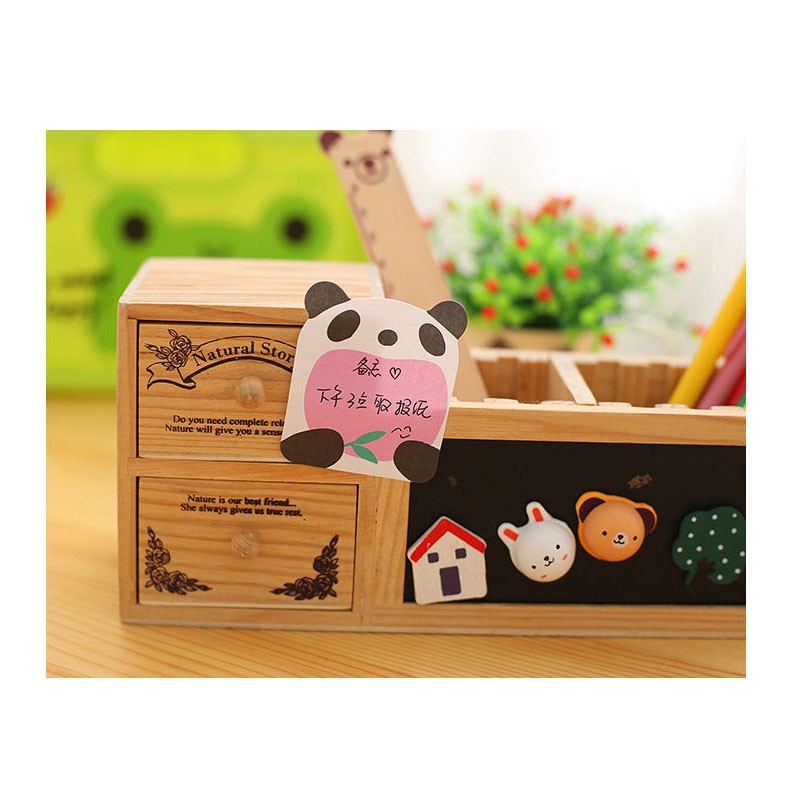 Sấp Giấy Ghi Chú Hoạ Tiết Hình Thiên Đường Động Vật Hoạt Hình Độc Đáo