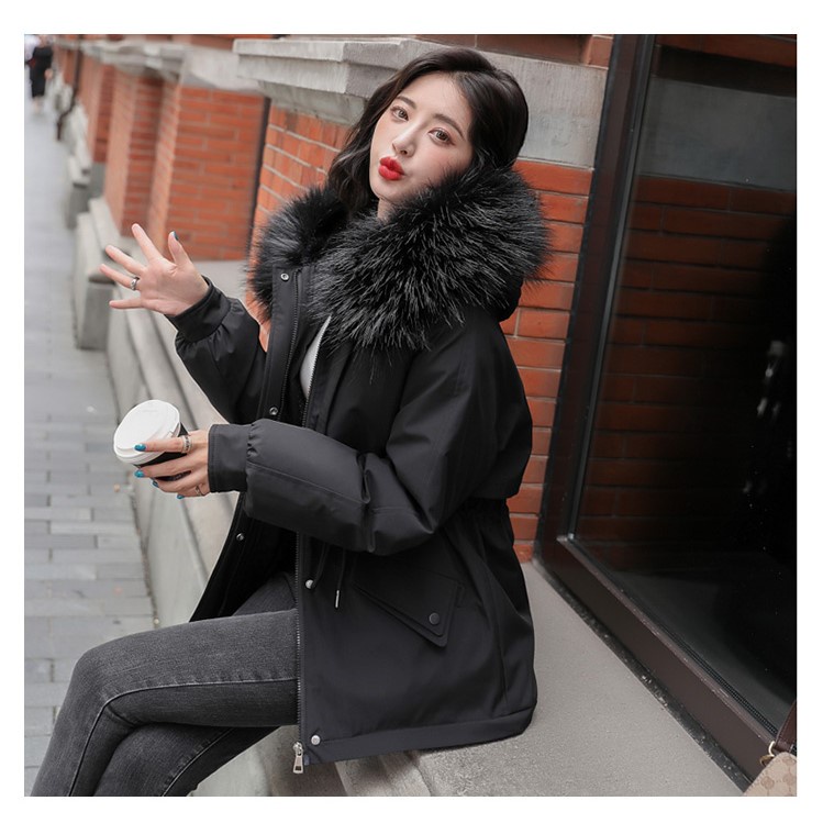 Áo khoác nữ mùa đông có lông Parka nữ mẫu mới 2021 Shop Haul AP-G05