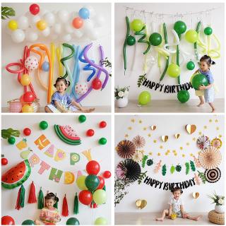 Set Phụ Kiện Bong Bóng Trang Trí Tiệc Sinh Nhật Cho Bé