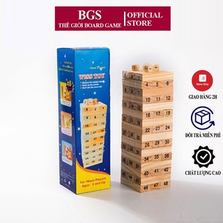 Trò Chơi Rút Gỗ Số 54 Thanh Gỗ Loại 18CM Giá Rẻ