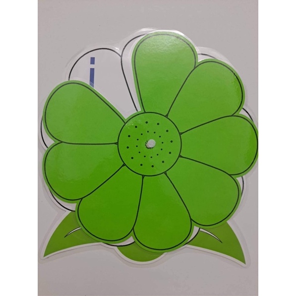 Hoa xoay đánh vần 9 cánh-Màu sắc tươi, Ép plastic toàn bộ cho bé nhanh biết đọc