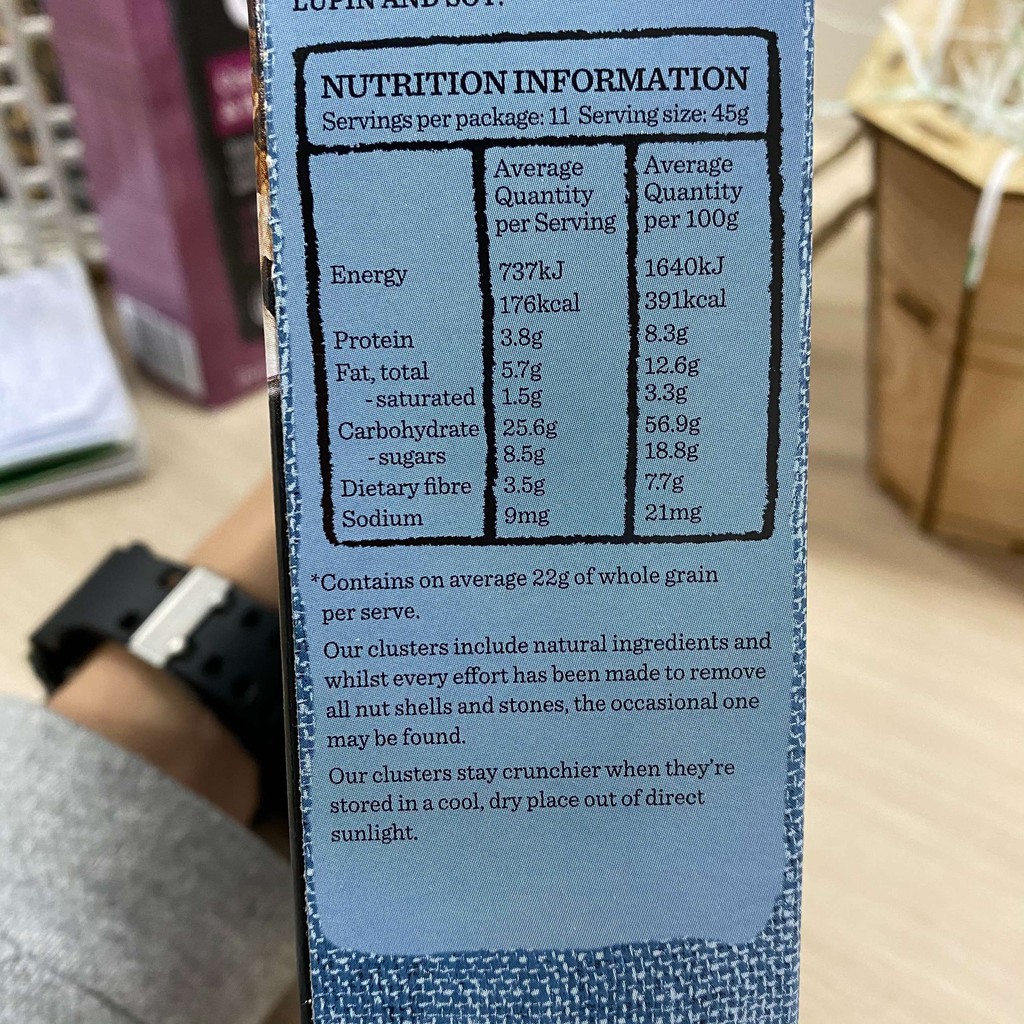 Ngũ Cốc Ăn Kiêng  Carman's Nhập Khẩu Úc Cluncy Cluster (Gói 500g)