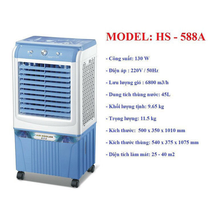 Quạt Điều hòa không khí HS-35A , HS-588A, HS-628 , HS-528 - Quạt Hơi Nước Công Suất Lớn -Bảo hành 1 năm | BigBuy360 - bigbuy360.vn