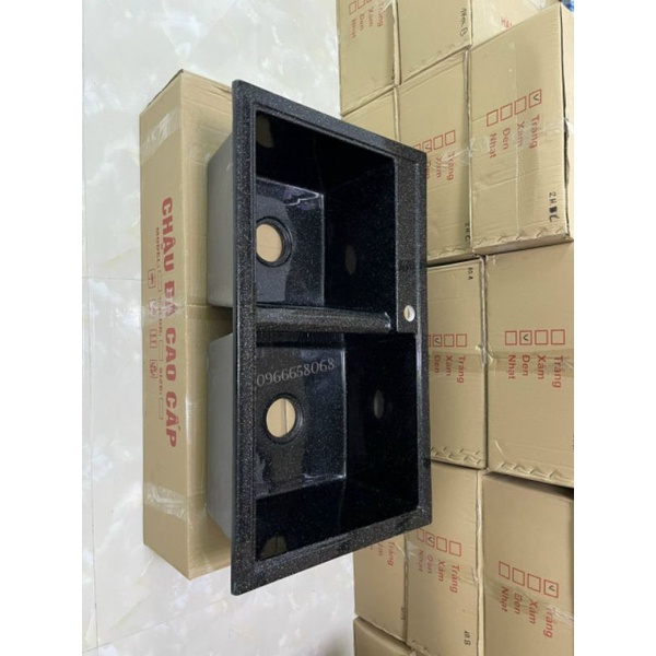 Chậu rửa chén đá nhân tạo 84x50x23
