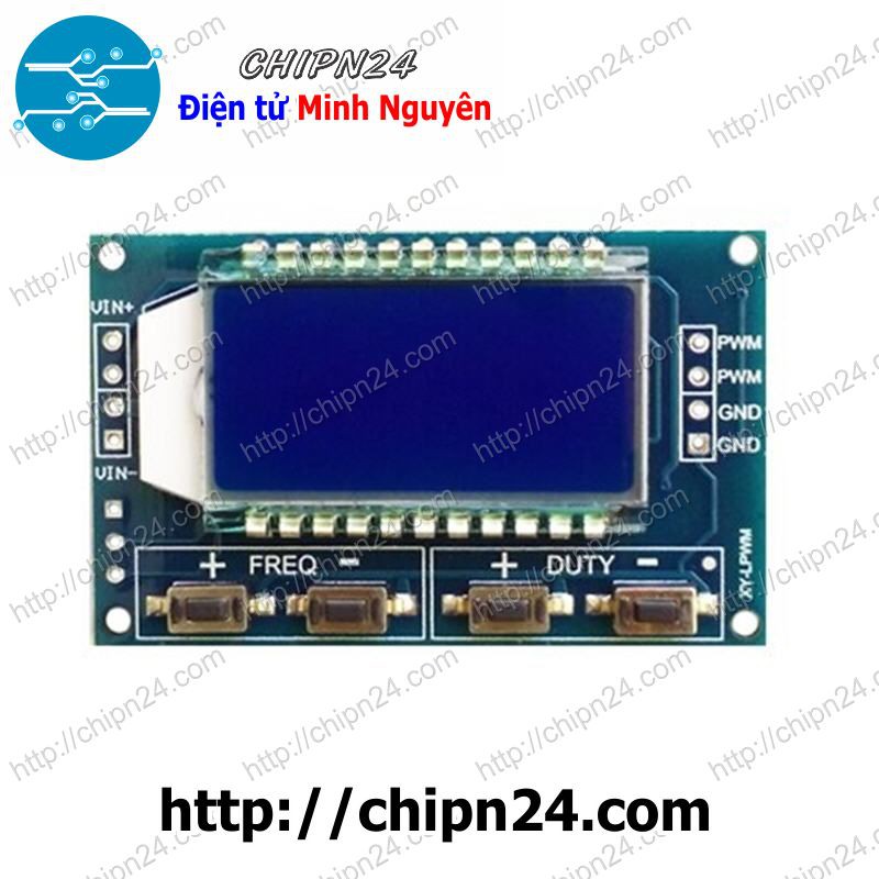 [1 pcs] Mạch Phát Xung PWM Hiển Thị LCD XY-LPWM 1Hz-150KHz