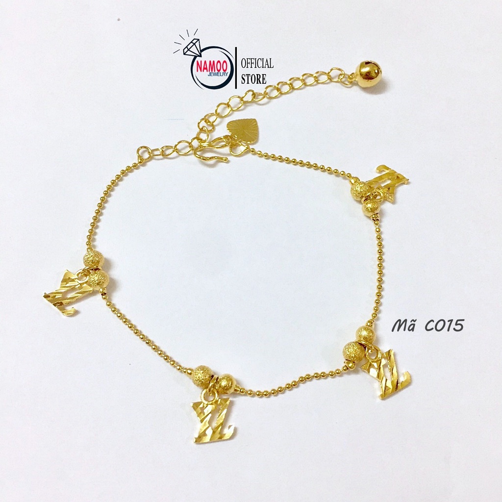 Lắc Chân Titan Nữ C015 Bền Màu Không Đen Rỉ Namoo Jewelry
