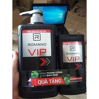 Sữa tắm romano cao cấp vip 650g tang goi vip 150g