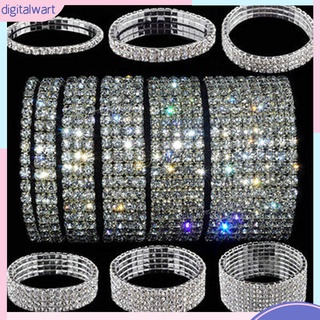 Vòng đeo tay đính trang trí kim cương giả thanh lịch dành cho nữ