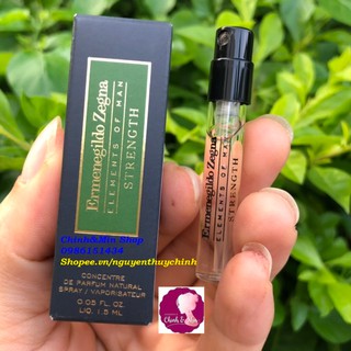 Vial nước hoa ERMENEGILDO ZEGNA elements of man strength