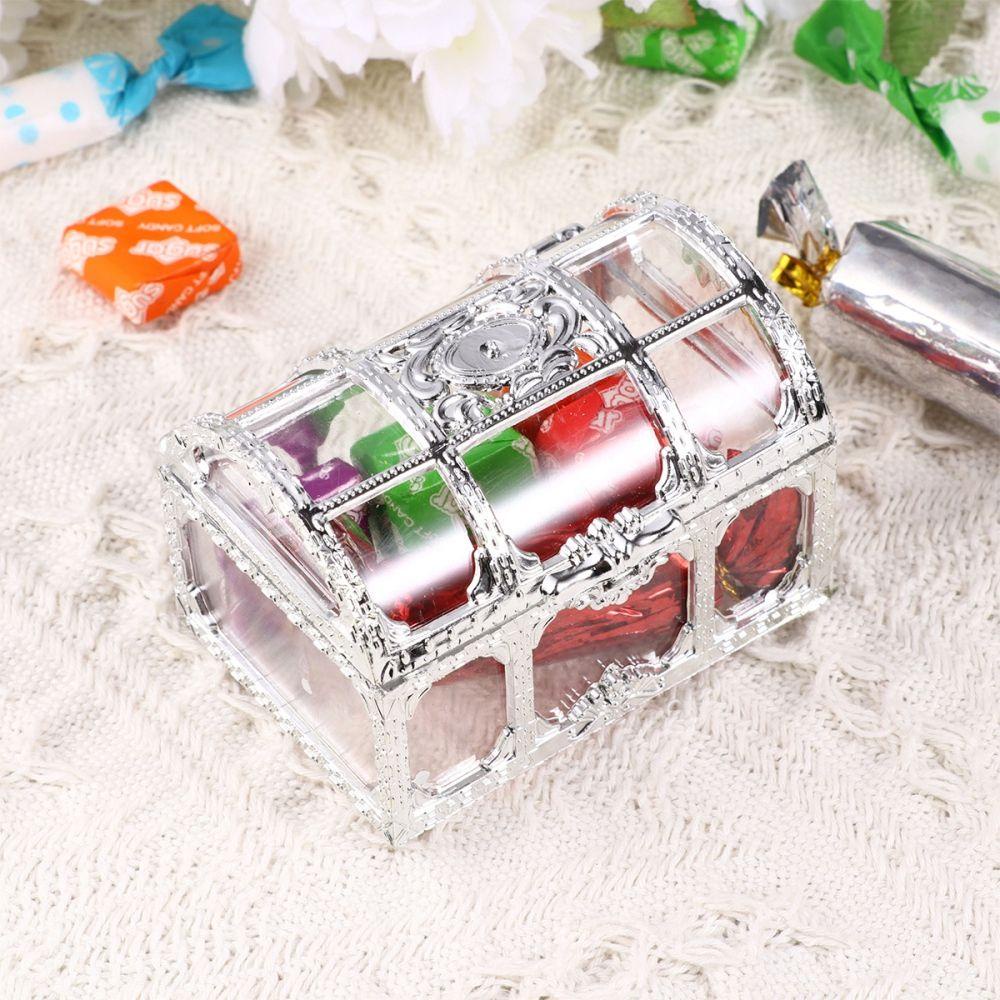 Set 12 Hộp Đựng Kẹo Cưới / Sinh Nhật Hình Ngực Kho Báu Độc Đáo