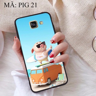 Ốp lưng Samsung A5 2016 viền dẻo TPU BST Heo Con
