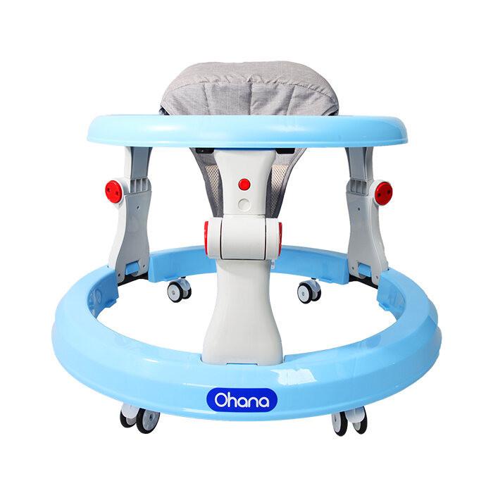 [HÀNG CAO CẤP]Xe tập đi tròn siêu rộng Ohana cho bé, điều chỉnh độ cao, tải trọng 20kg