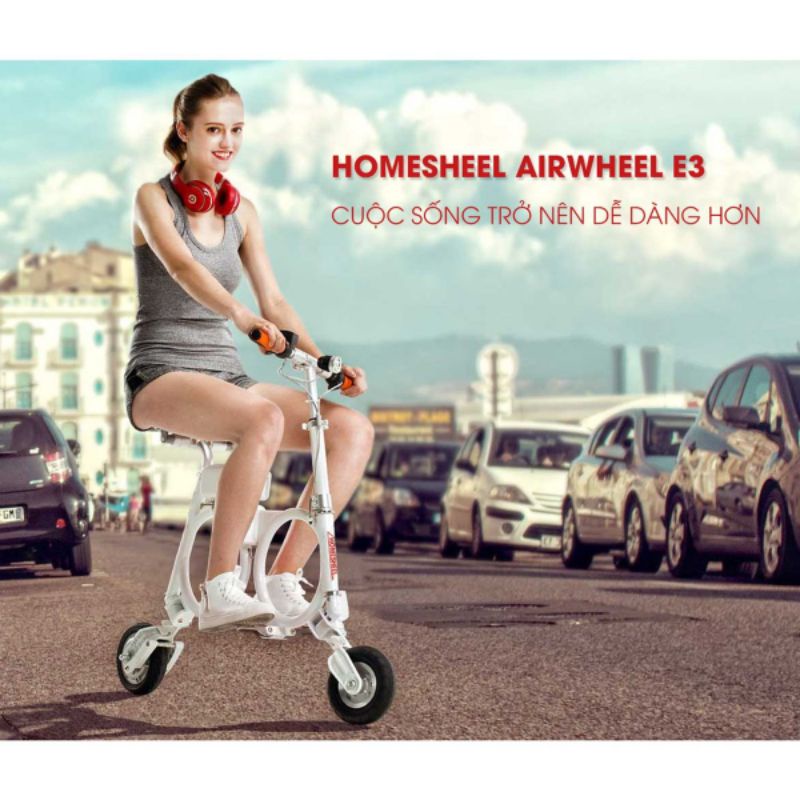 Xe Điện Gấp Gọn Homesheel Airwheel E3 Usa (New)