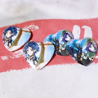 Huy hiệu trái tim Xiao x Venti