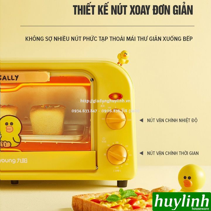 [Mã 159ELSALE hoàn 7% đơn 300K] Lò nướng mini Joyoung Line KX10-V161XL - 10 lít [Cony x Sally]