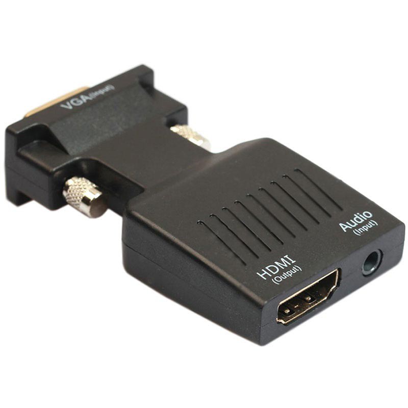 Bộ Chuyển Đổi VGA Sang HDMI có AV - Tặng Dây HDMI 1,5M