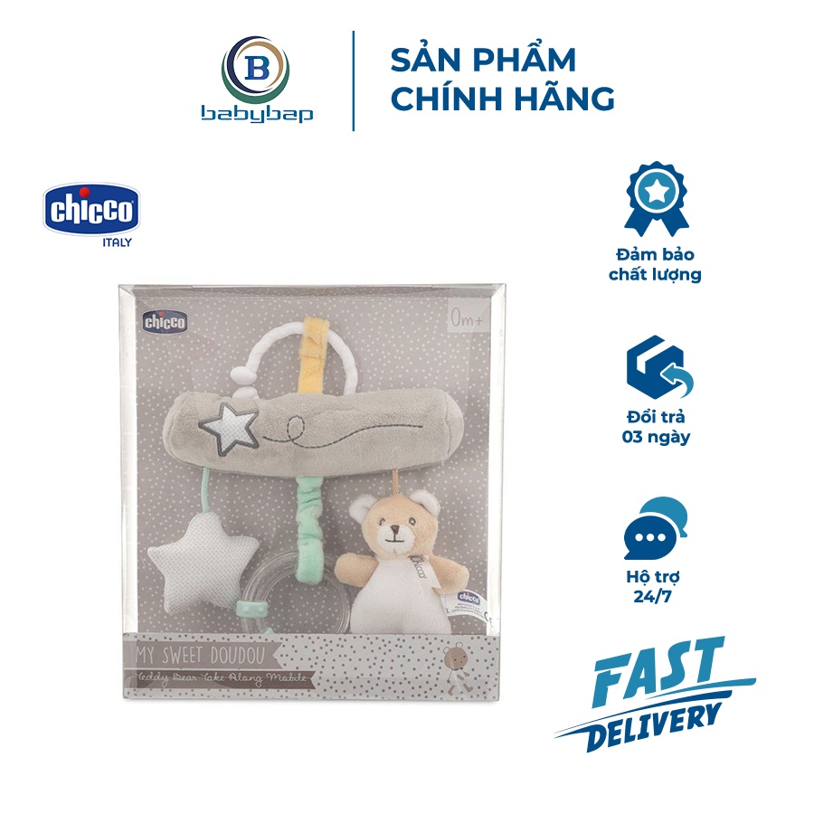 Đồ Chơi Xe Đẩy Gấu Bông Doudou Chicco