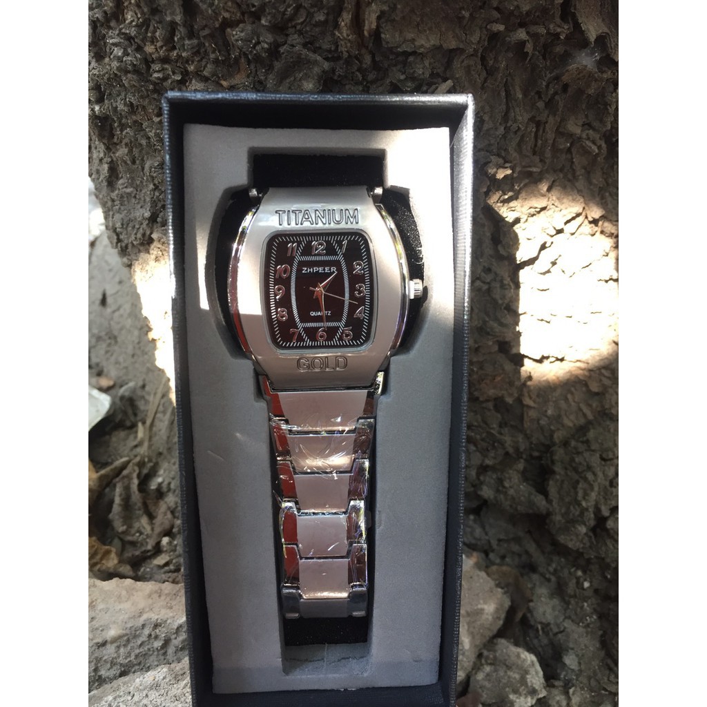 Đồng Hồ Nam Titanium Sang Trọng, Dây Thép Không Gỉ Cao Cấp