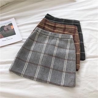 ORDER CHÂN VÁY DẠ CARO ULZZANG