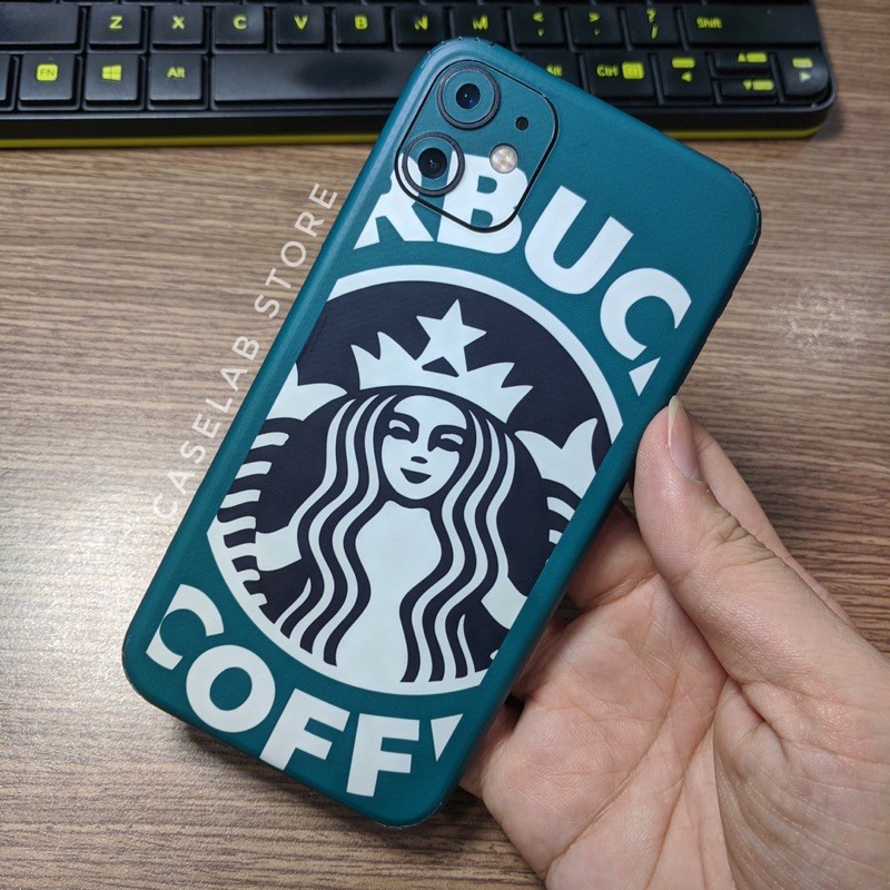 Miếng Dán Skin Điện Thoại In Hình Stabuck Cho Iphone 6/ 7/ 8/ X/ XS/ 11/ 11 Pro Max Và Các Dòng Máy Android