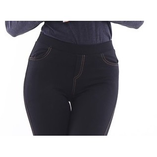 QUẦN LEGGING LỬNG GIẢ JEANS LOẠI CAO CẤP DÀY ĐẸP CÓ BIG SIZE ĐẾN 86KG