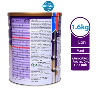 Sữa Pediasure BA lon 1600g