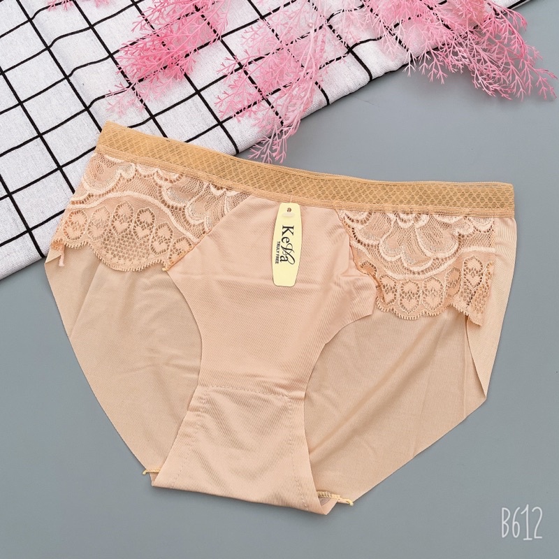 Quần lót su phối ren mềm mại fom 48-58kg vừa (lẻ 1c)