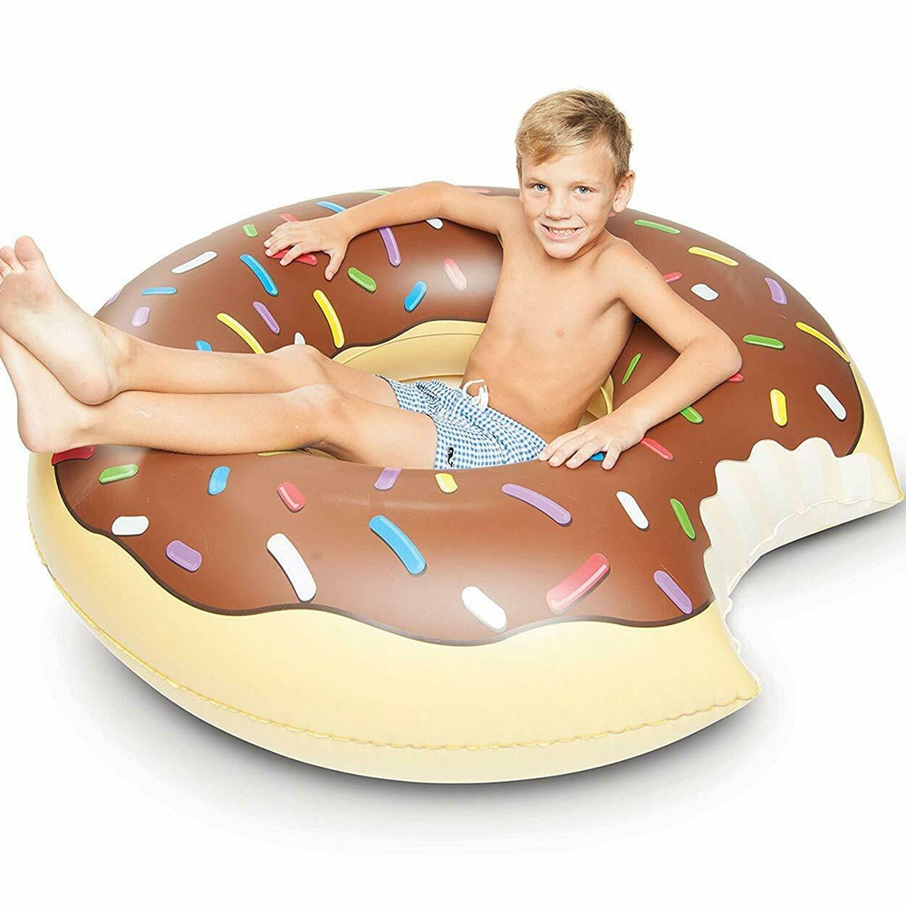 Phao Bơi Hình Bánh Donut 60-120 Độc Đáo Vui Nhộn