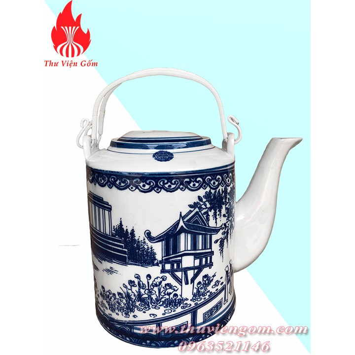 Ấm tích Bát Tràng 5 loại dung tích và 3 mẫu