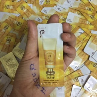 Combo 10 gói kem chống nắng, chống nhăn chống lão Hoá da Whoo vàng💥💥