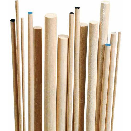 Combo 3 Thanh gỗ thông tròn đường kính 1cm dài 1mét trang trí decor nhà cửa treo rèm macrame