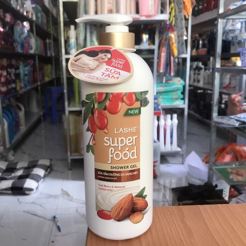 sữa tắm Lashe Super Food 640g