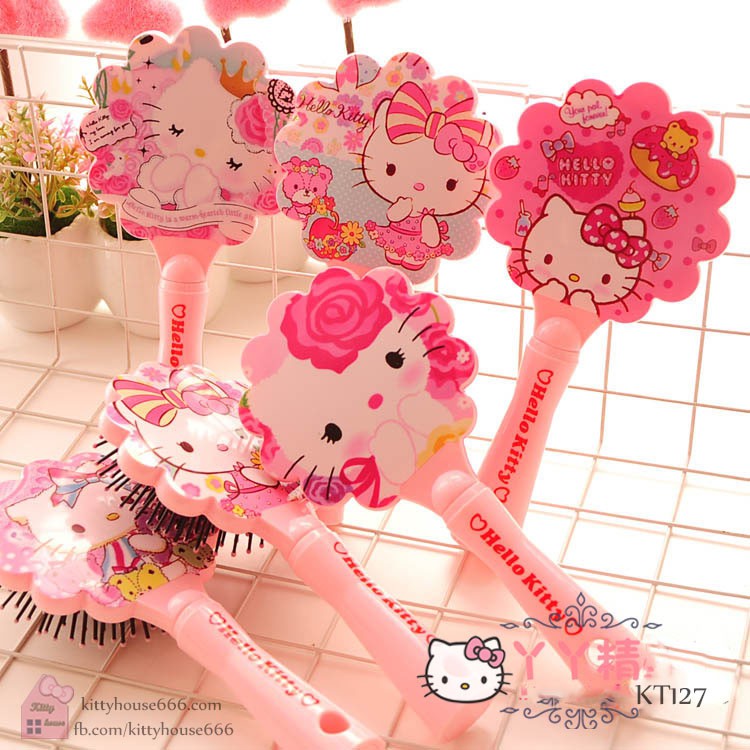 🌻LƯỢC GAI TRÒN KITTY 🎀 KITTY HOUSE