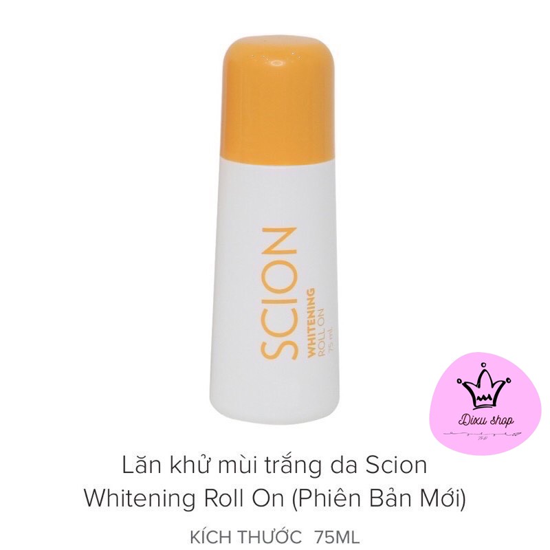 Lăn Nách Scion - Pure White Roll On 75ml (Lăn Khử Mùi Cơ Thể)