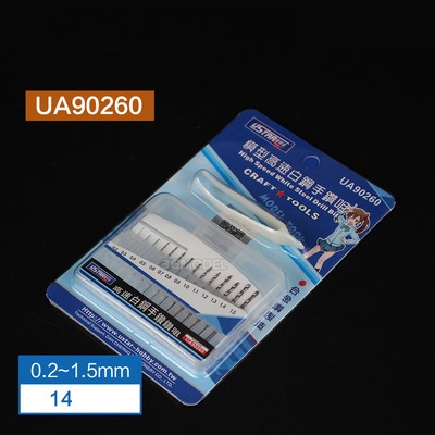 Bộ mũi khoan mô hình  UA-90250-UA90280 0.2mm-3.2mm Ustar