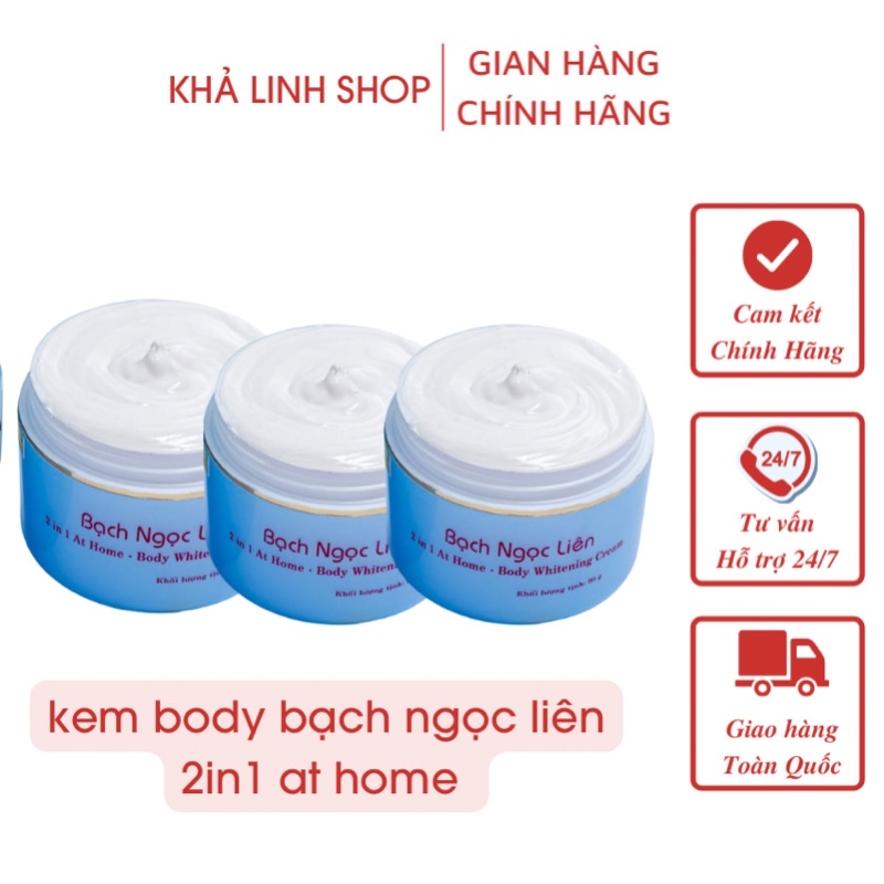 Kem dưỡng trắng da bạch ngọc liên xanh 90g chính hãng