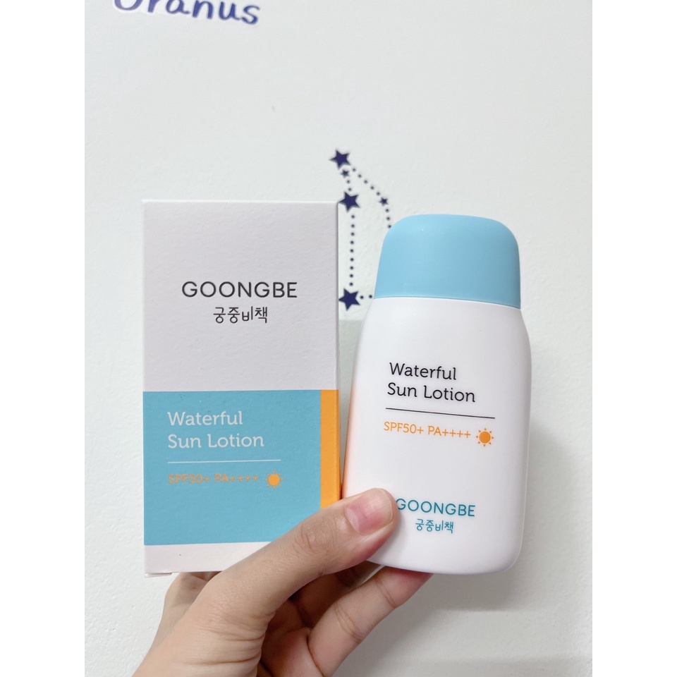 Kem chống nắng Goongbe Waterful Sun Lotion siêu lành tinh cho da bé và mẹ