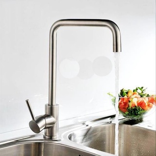 Vòi rửa chén bát nóng lạnh inox 304
