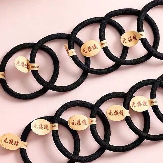 Chun Buộc Tóc Dây Đen Hàn Quốc - Nhiều Họa Tiết