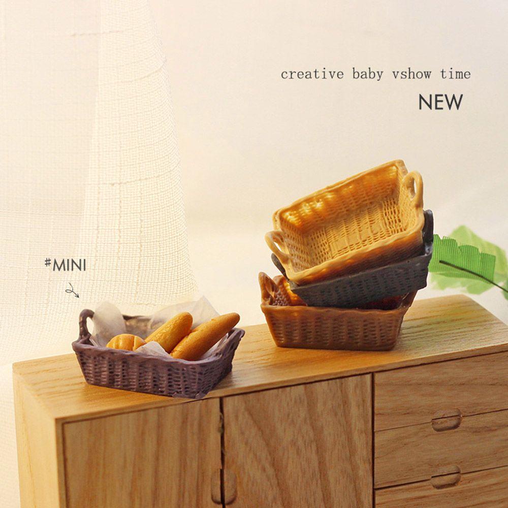 RAINBOW Giỏ Đựng Dụng Cụ Nhà Bếp Dùng Làm Đạo Cụ Chụp Ảnh Cho Búp Bê