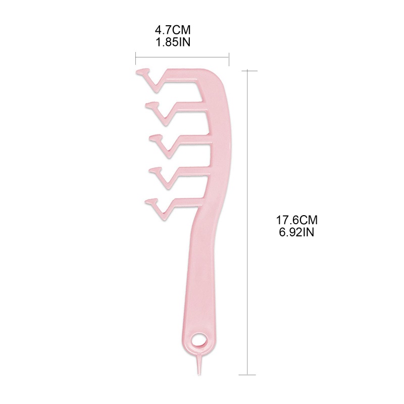 [Hàng mới về] Lược chải tóc tạo kiểu hình chữ Z dành cho nữ tiện dụng