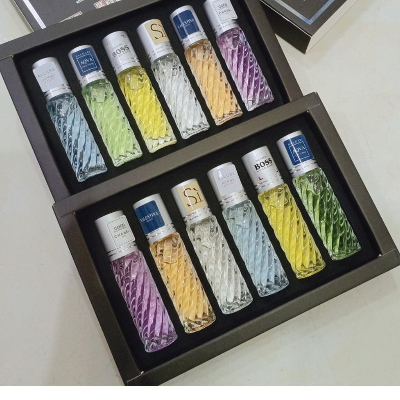 Set nước hoa dạng tháp 6 chai nhỏ