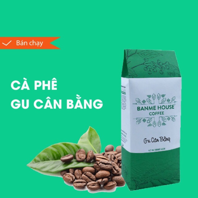 Cà Phê Nguyên Chất Gu Cân Bằng gói 500gr