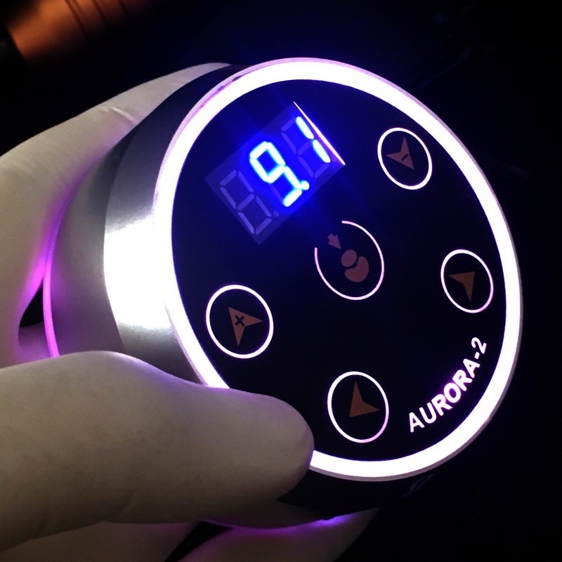 Bộ Nguồn Aurora-2 Cho Máy Xăm Có Màn Hình LED Cảm Ứng