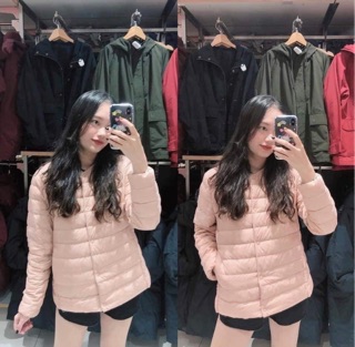 áo lông vũ cổ tròn siêu nhẹ