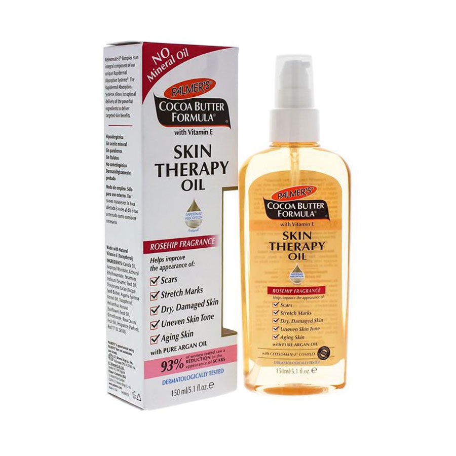 Dầu dưỡng da toàn thân Palmer’s Skin Therapy Oil Rosehip Fragrance with Pure Argan Oil 150ml | BigBuy360 - bigbuy360.vn