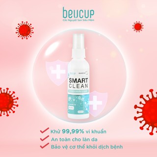 Xịt kháng khuẩn cá nhân smart clean 100ml – dung dịch sát khuẩn
