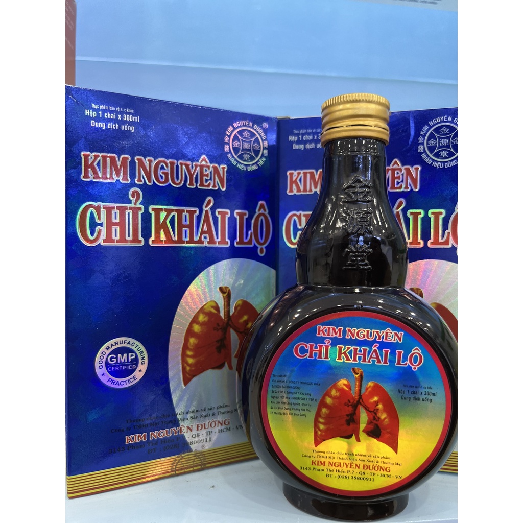 DUNG DỊCH UỐNG BỔ PHỔI KIM NGUYÊN CHỈ KHÁI LỘ