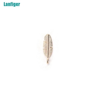 Bộ 20 mặt dây chuyền hình chiếc lá bằng bạc / vàng / đồng độc đáo charms