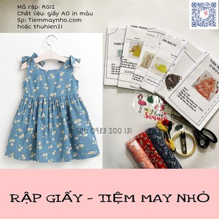 Rập giấy_rg12_rập váy xòe